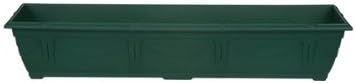 Whitefurze G02064 60cm Venetian Patio Planter - Forest Green