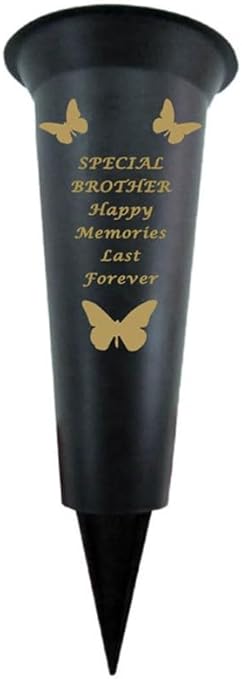 Special Nan Verse Graveside Memorial Grave Spiked Flower Vase