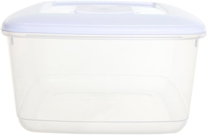 10L Airtight Food Storage Container with Lid β BPA-Free Plastic Square Box | Fridge, Freezer, Microwave & Dishwasher Safe | Dry Food, Flour, Cereal, Pasta, Meal Prep Organizer (Pack 2)