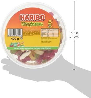 Haribo Tangfastics Bulk Sweets Drum, 400 g