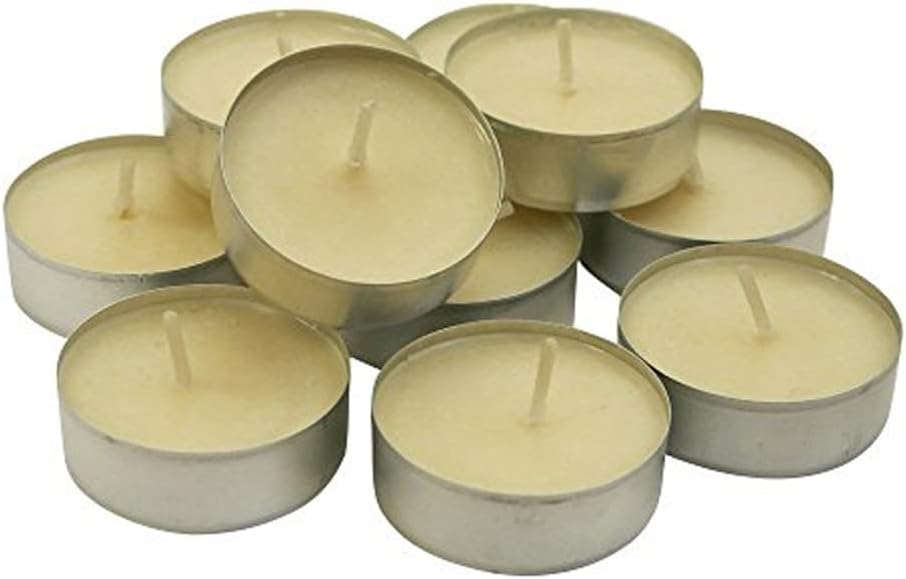Pride Home & Garden PHG Fresh Scented Tealight Candle 8 Hour Burn Time Long-Lasting Set Fancy Decor Premium Quality (Vanilla and Sandalwood) (PHG-FSTC_8HRS)