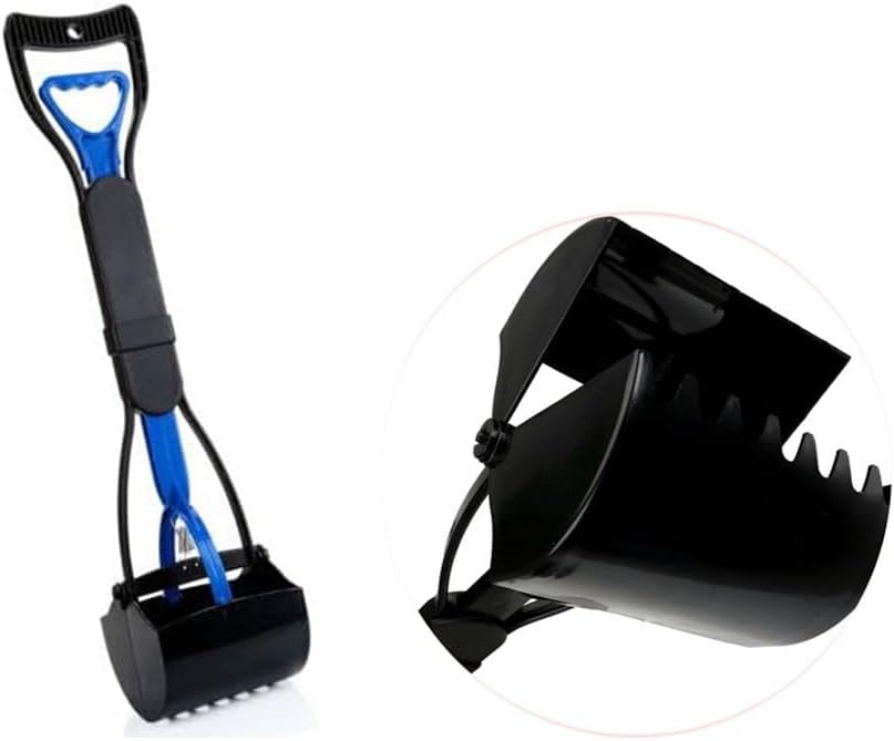 Pooper Scooper for Large, Medium, and Small Dogs – 60cm Long Handle for Pet Waste Pickup on Grass, Dirt, or Gravel – Litter Scoop | Poop Picker for Dogs and Cats | Pet Supplies Cleanup Tool for Indoor