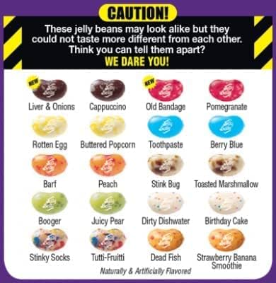 Jelly Belly Jelly Beans, Bean Boozled 6th Edition, Spinner Set - 100 grams, Pack of 2