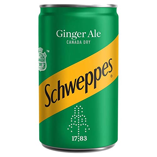 Schweppes Canada Dry Ginger Ale 150ml Mini Can - 24 Pack