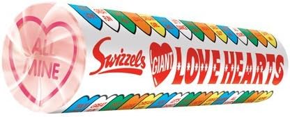 Love Hearts - Giant Fizzy Sweets - Swizzels Matlow Candy 39g (Pack of 24)