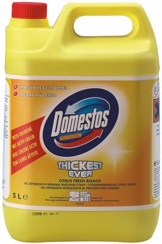 Domestos Citrus Professional Hygienic Cleaner Gel 4 x 5 Litres