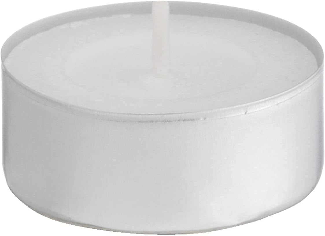 Baltus Pack of 20 Unscented Wax Night Lights Tealights Candles 8 Hour Burn Time
