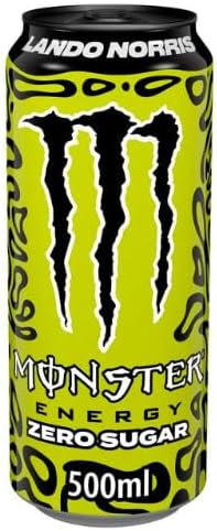 Lando Norris Edition, Melon with Yuzu, Energy Zero Sugar Drink Monster 12 x 500ml Cans