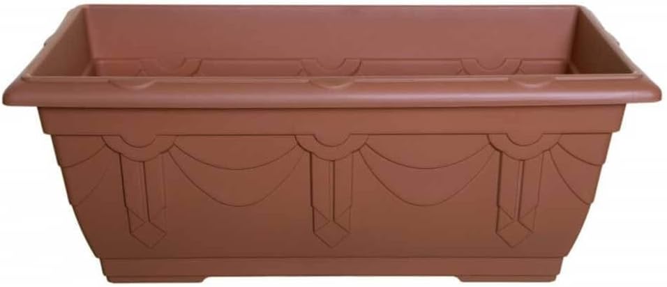 Whitefurze G02064 60cm Venetian Patio Planter - Forest Green