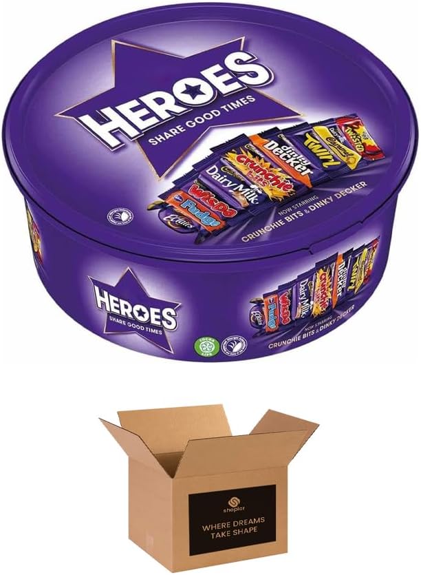 Sweet Treats Assortment Tub – Mixed Retro Sweets Gift Box with Love Hearts, Refreshers, Drumsticks & More – Party Favourites for Kids & Adults | 600g (Pack 1, Sweet Treats)