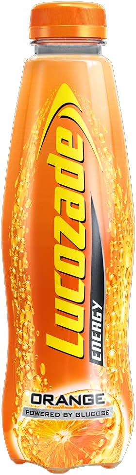 Lucozade Energy Mixed Fizzy Drink Box (24 x 380ml) - Orange & Original