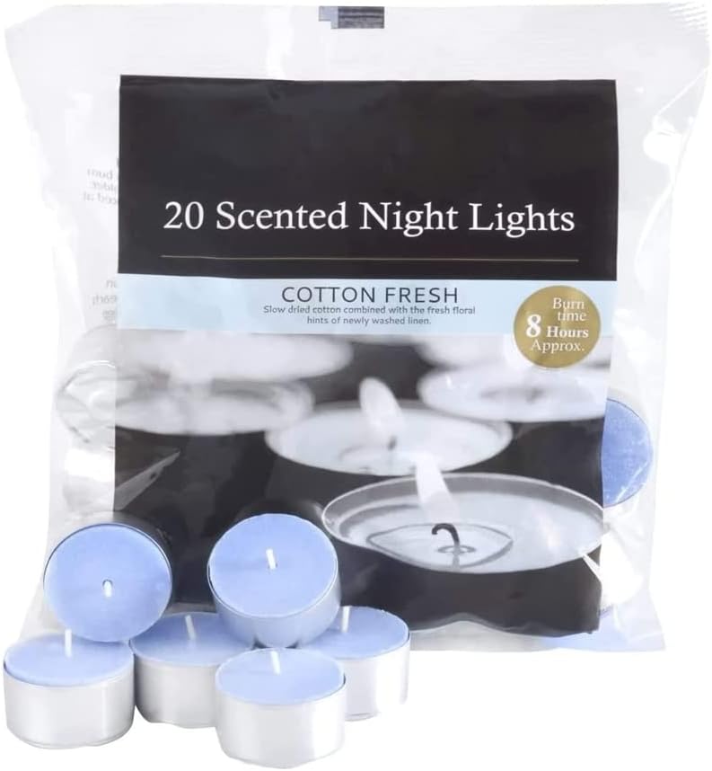 Pride Home & Garden PHG Fresh Scented Tealight Candle 8 Hour Burn Time Long-Lasting Set Fancy Decor Premium Quality (Vanilla and Sandalwood) (PHG-FSTC_8HRS)