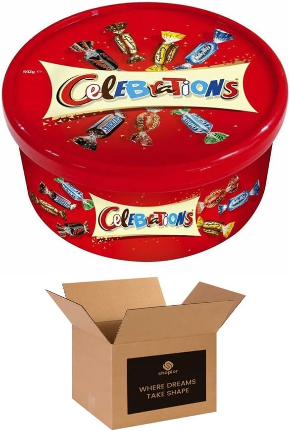 Sweet Treats Assortment Tub – Mixed Retro Sweets Gift Box with Love Hearts, Refreshers, Drumsticks & More – Party Favourites for Kids & Adults | 600g (Pack 1, Sweet Treats)