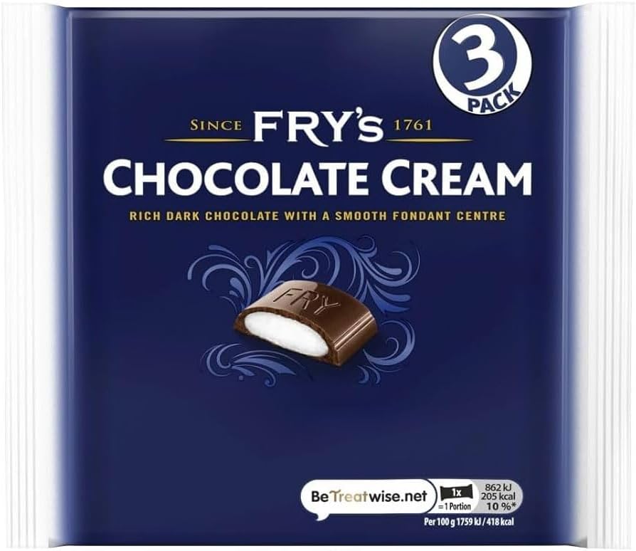 Fryyss Chocolate Cream Bar Bundle | 3 × Chocolate Cream, 3 × Peppermint Cream, 3 × Orange Cream – Rich Dark Chocolate – Snack Bars for Gifting, Sharing & Xmas, Stocking Fillers, Birthday-147g (9 Bars)