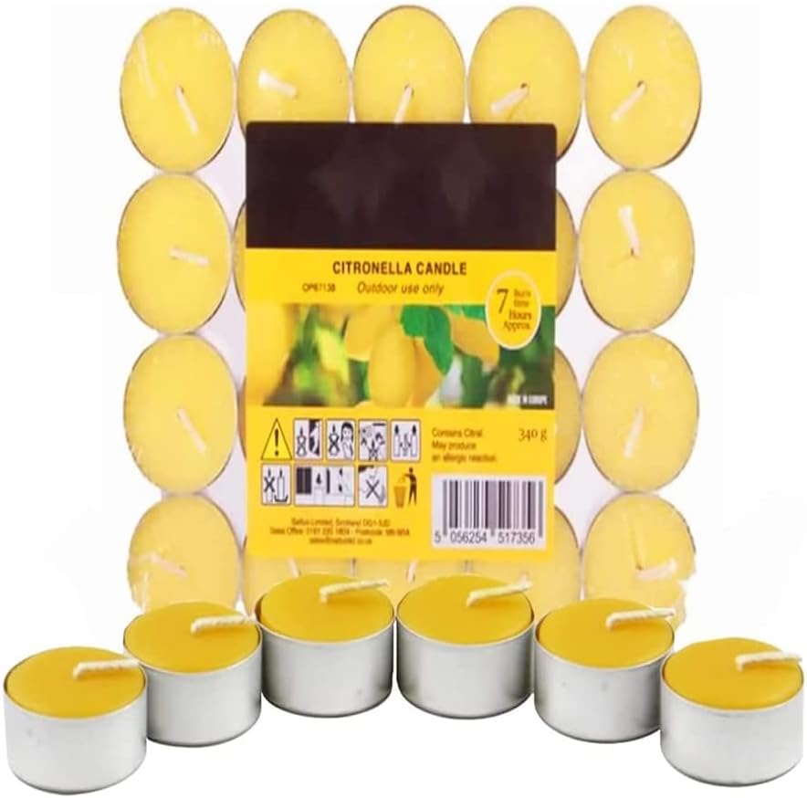 Pride Home & Garden PHG Fresh Scented Tealight Candle 8 Hour Burn Time Long-Lasting Set Fancy Decor Premium Quality (Vanilla and Sandalwood) (PHG-FSTC_8HRS)