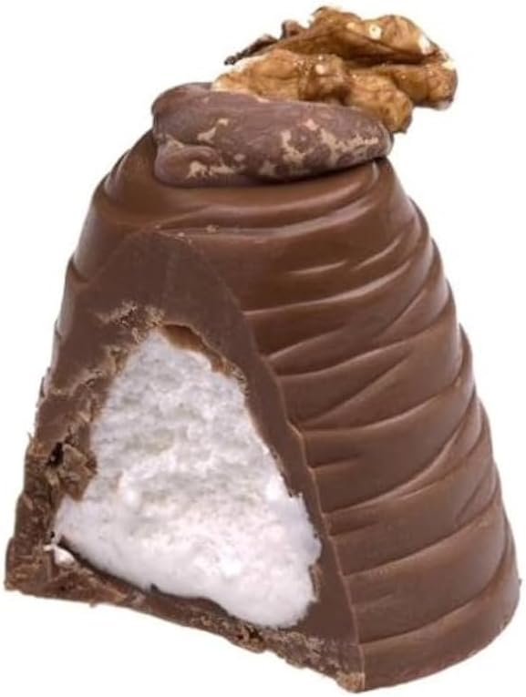 Walnut Whip Chocolate Gift Box – Classic Milk Chocolate with Creamy Centre & Walnut Topping | Treats for Kids | Choco Gift for Birthdays, Xmas, Hampers & Sharing - 180g (6 x 30g) (Pack 1)