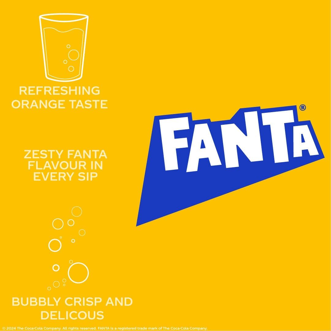 Fanta Orange Cans, 24 x 330ml