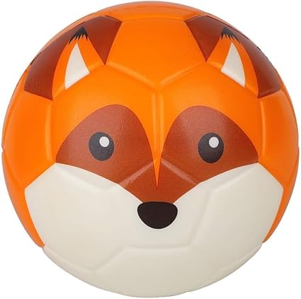 shopior 6 Inches Mini Soccer,Cute Animal Design Soft Foam Ball For Kids, Soft and Bouncy,Perfect Size For Kids Playing