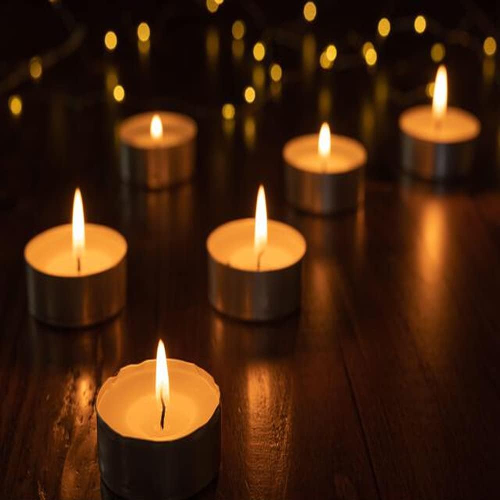 Pride Home & Garden PHG Fresh Scented Tealight Candle 8 Hour Burn Time Long-Lasting Set Fancy Decor Premium Quality (Vanilla and Sandalwood) (PHG-FSTC_8HRS)