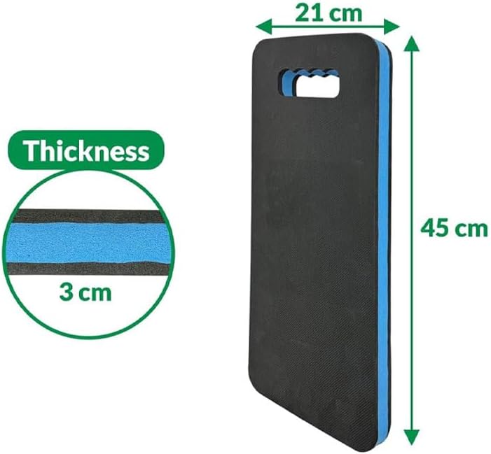 shopior Heavy Duty Kneeling Mat Set of 2 – Extra Thick Waterproof Foam Pads for Gardening, Baby Bath, Cleaning, Exercise & Work – Comfortable Floor Kneeler Cushion – Lightweight & Durable