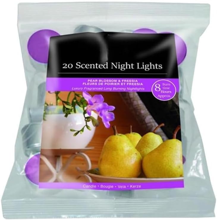 Pride Home & Garden PHG Fresh Scented Tealight Candle 8 Hour Burn Time Long-Lasting Set Fancy Decor Premium Quality (Vanilla and Sandalwood) (PHG-FSTC_8HRS)