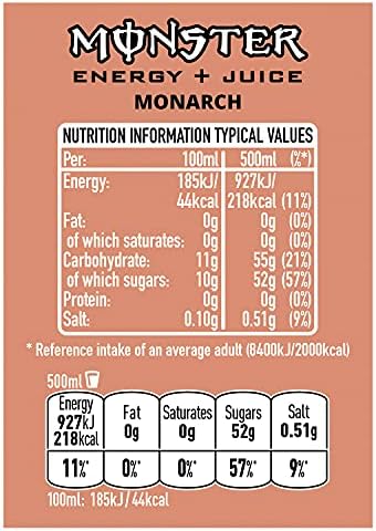 Monster Energy Monarch 12 x 500ml Cans