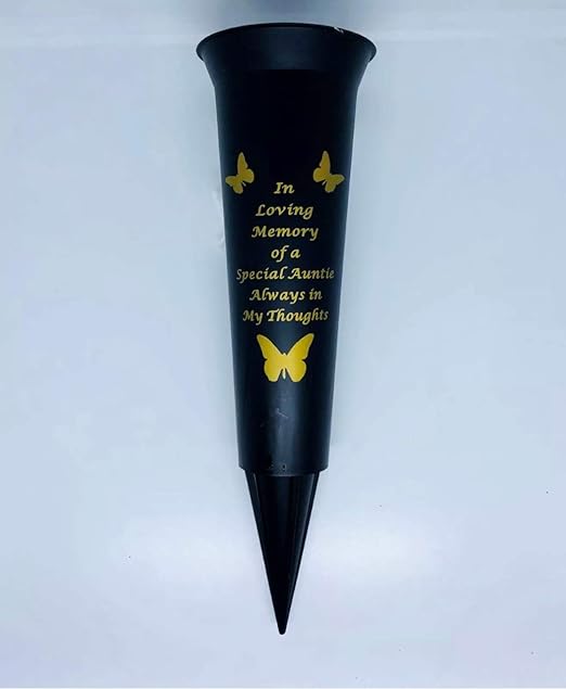 Special Nan Verse Graveside Memorial Grave Spiked Flower Vase