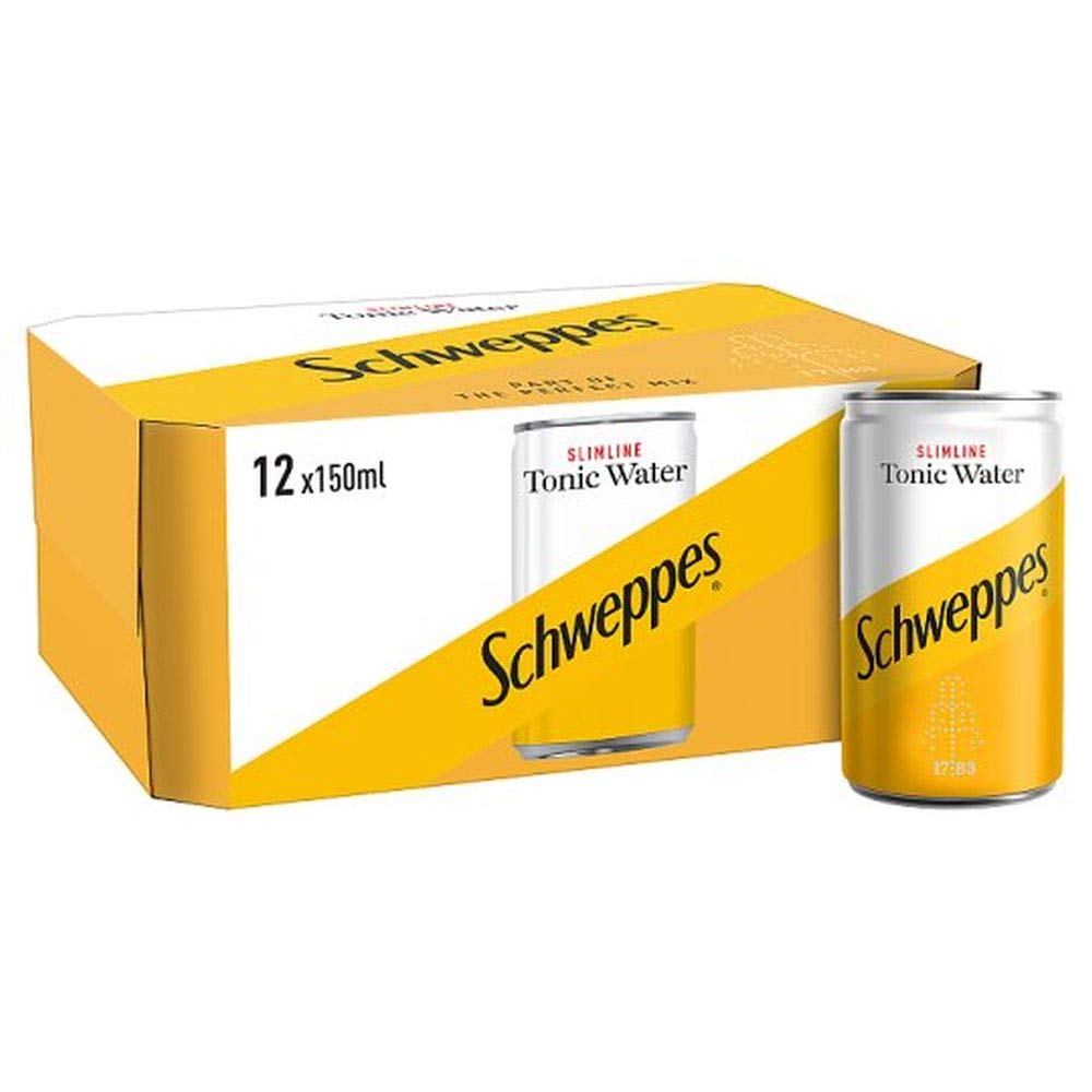 Schweppes Slimline Tonic 12 x 150ml Cans