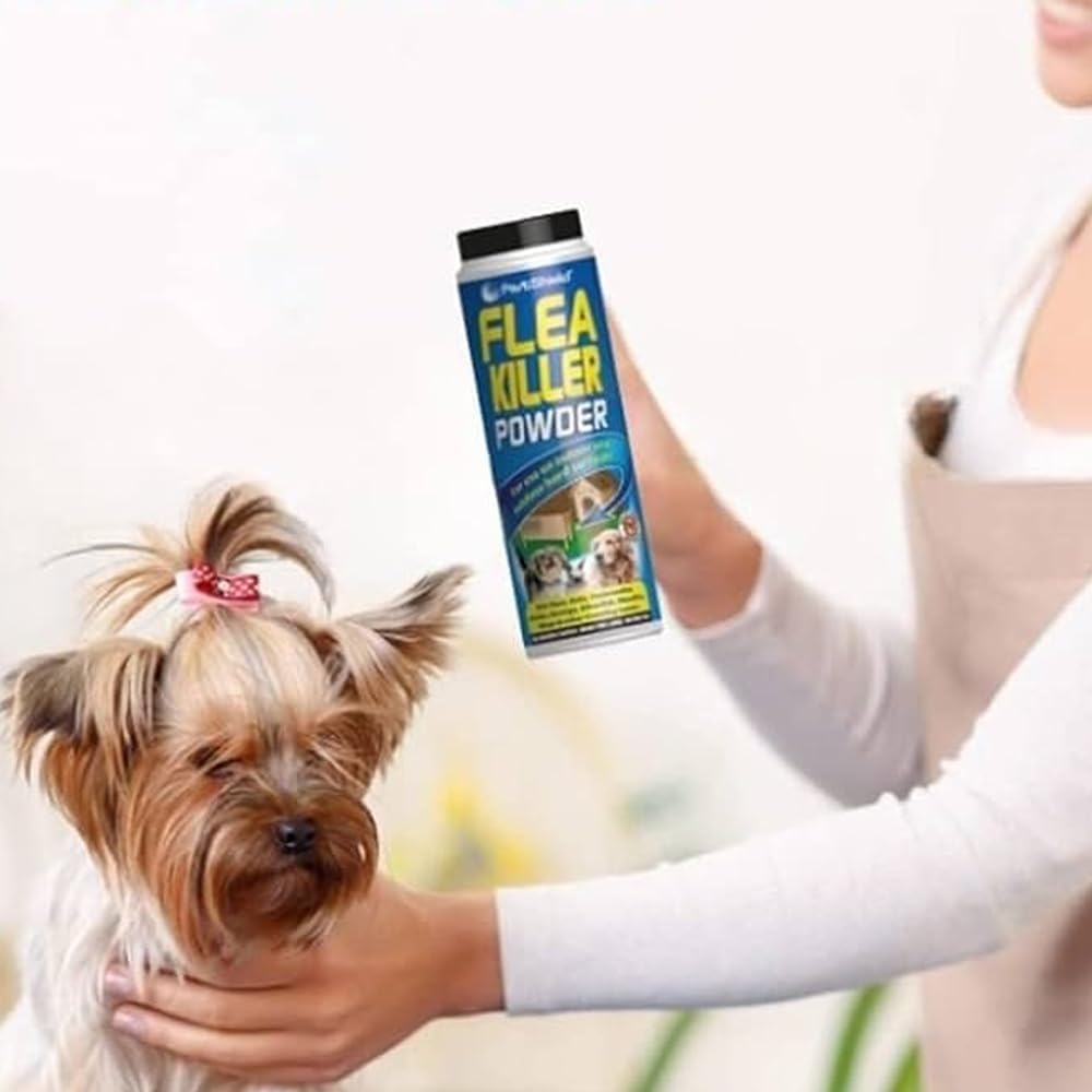 Flea Killer Powder 200g – Fast-Acting Flea Treatment for Home – Indoor Outdoor Insect Repellent – Ant, Crawling Insect & Flea Control Powder | Ants Prevention – Premium Anti-Flea Solution (4)