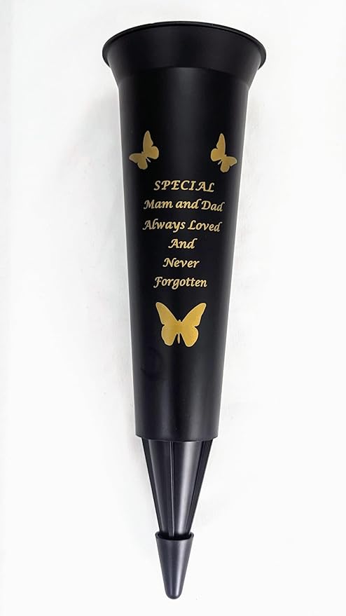 Special Nan Verse Graveside Memorial Grave Spiked Flower Vase