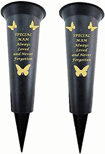 Special Mum Verse Graveside Memorial Grave Spiked Flower Vase