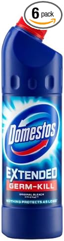 Domestos Original Blue Bleach 6x750ml
