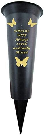 Special Nan Verse Graveside Memorial Grave Spiked Flower Vase
