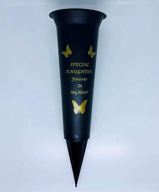 Special Nan Verse Graveside Memorial Grave Spiked Flower Vase
