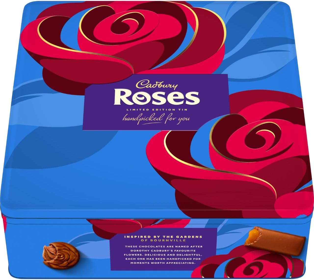 Cadbury Roses Tub Milk Chocolates Assortment, 550g