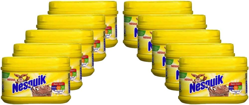 Nesquik Chocolate Flavoured Milkshake Powder 10x300g Tub