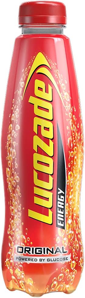 Lucozade Energy Mixed Fizzy Drink Box (24 x 380ml) - Orange & Original
