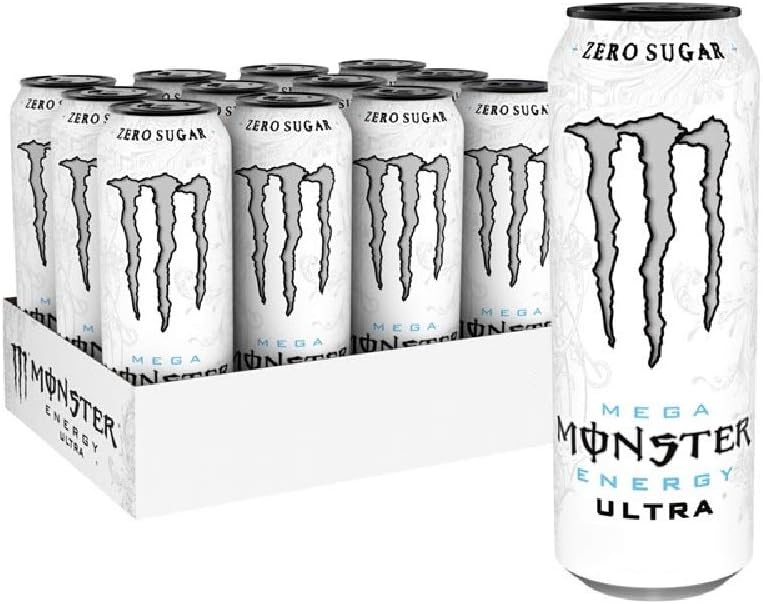 Monster Energy Ultra Rosá sugar-free energy drink, 473 ml (pack of 24).