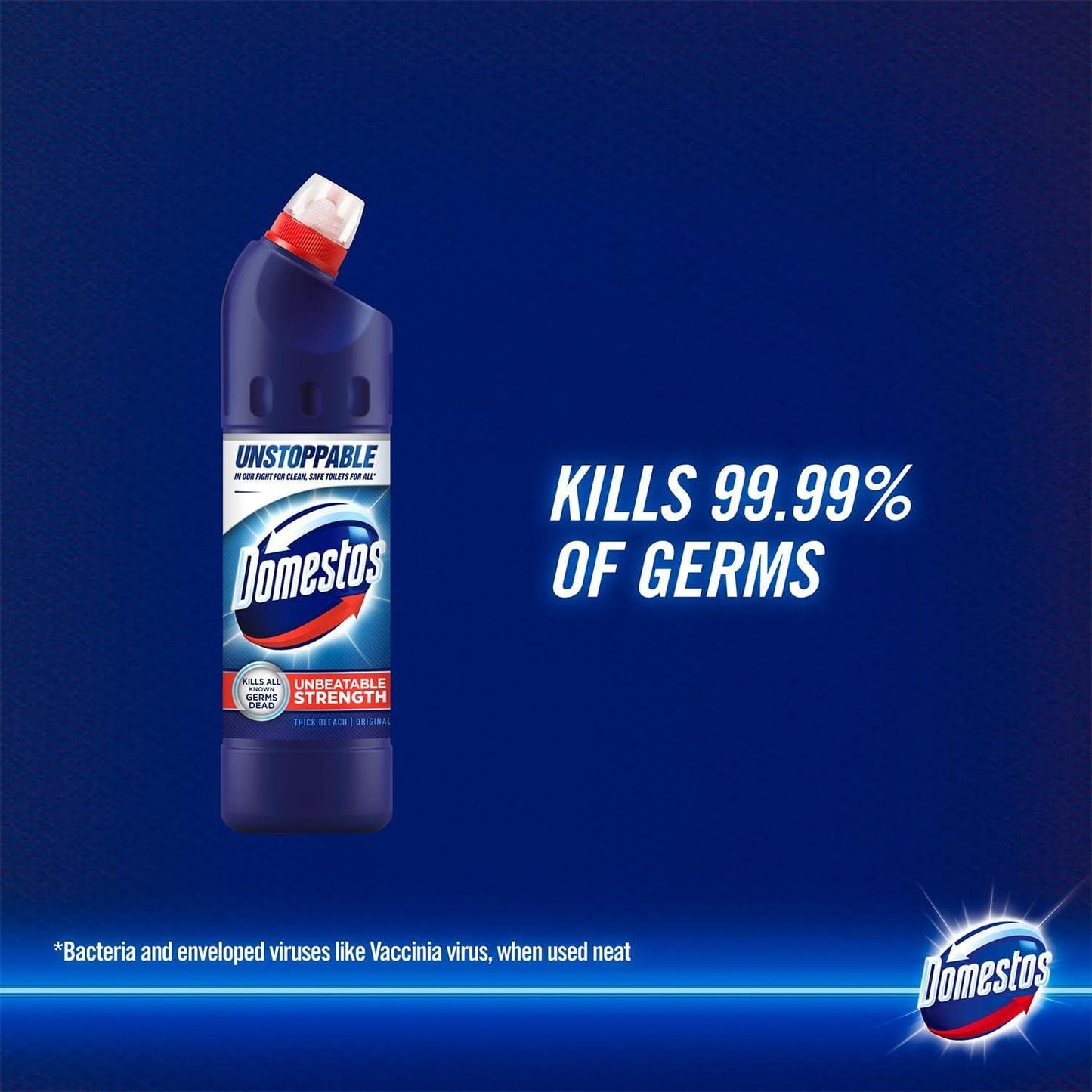 Domestos Extended Germ-Kill Original Bleach with CTAC 750ml (Pack of 9)