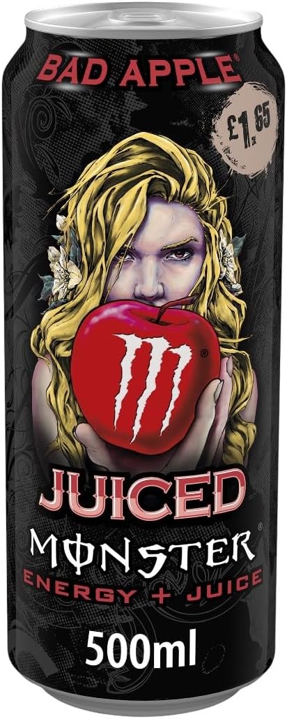 NEW FLAVOUR - Monster Bad Apple 12x500ml - Sold by Shop4Less