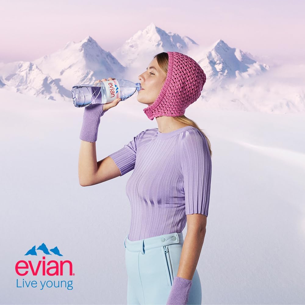 Evian Still Mineral Water, 24 x 0.5L