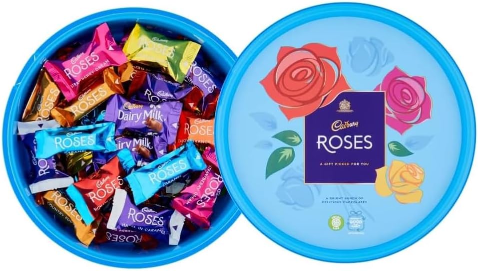 Cadbury Roses Tub Milk Chocolates Assortment, 550g