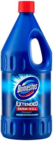 Domestos Thick Bleach Pink Power Multi-Purpose Disinfectant Anti-Bacterial Surface Cleaner Gel Limescale Remover for Toilet, Bathroom and Kitchen, 750ml