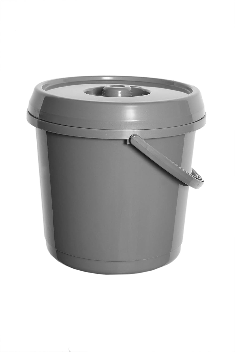 Whitefurze 14 Litre Bucket + Lid Silver (326734)