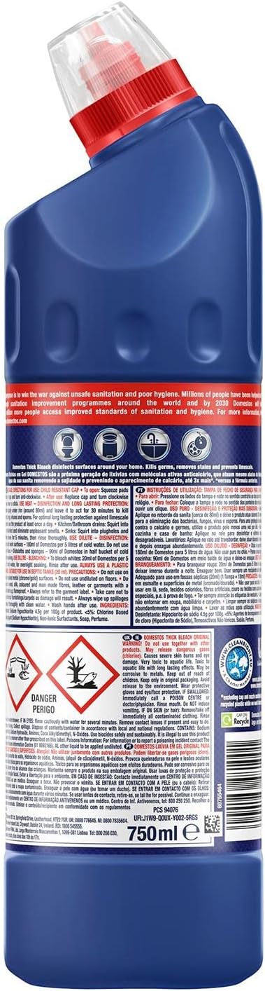 Domestos Regular Blue 9/750ml