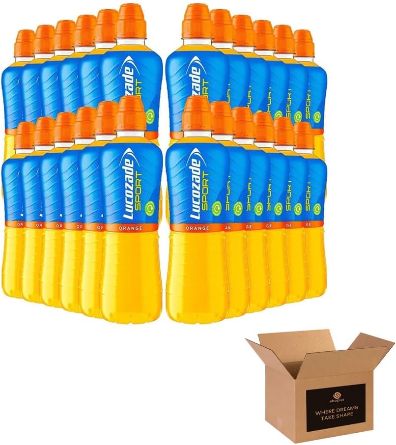 Energy Drink Bottles – Sparkling Glucose Energy Boost Flavoured Drinks – Classic Carbonated Refreshing Drink for Sports, Work, Study & Hydration (380 ml (Pack of 24), Orignal)