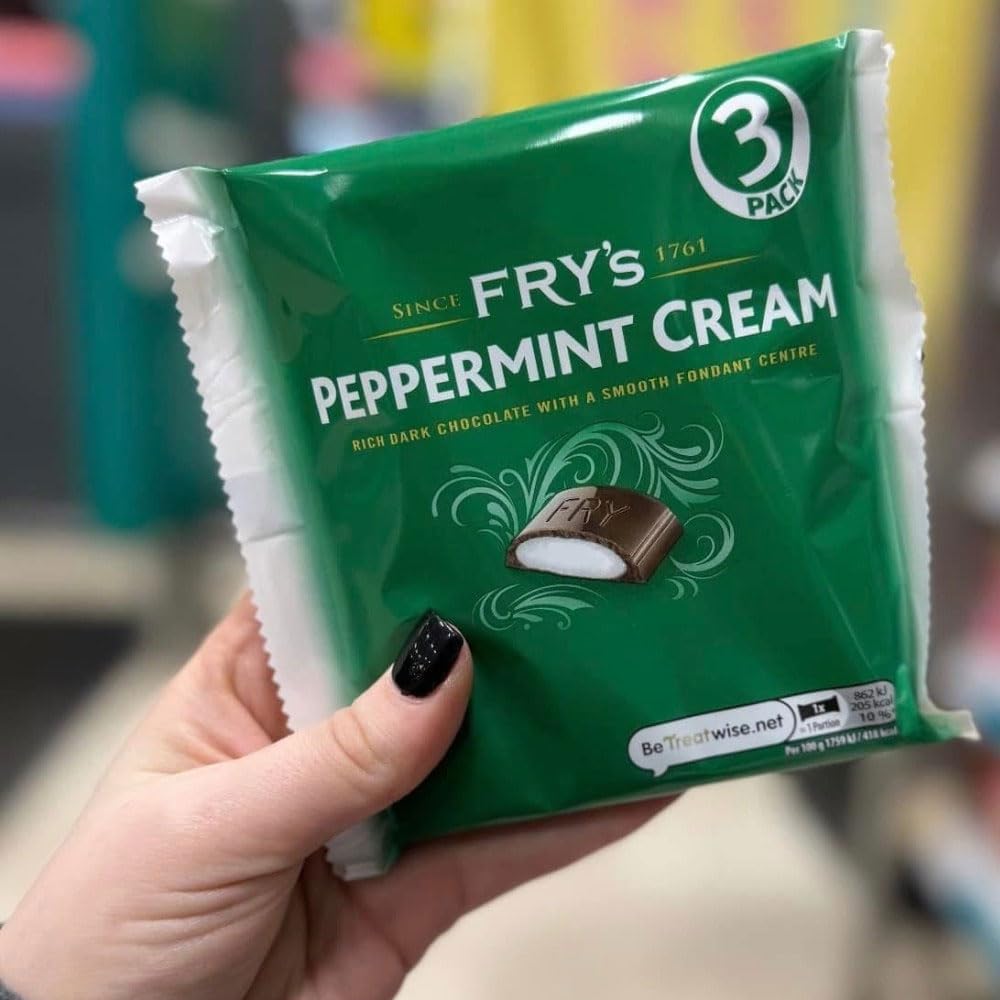 Fryyss Chocolate Cream Bar Bundle | 3 × Chocolate Cream, 3 × Peppermint Cream, 3 × Orange Cream – Rich Dark Chocolate – Snack Bars for Gifting, Sharing & Xmas, Stocking Fillers, Birthday-147g (9 Bars)