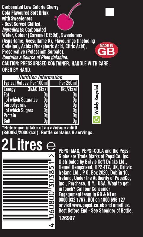 Tango Sugar Free Cherry Cans 24 x 330ml