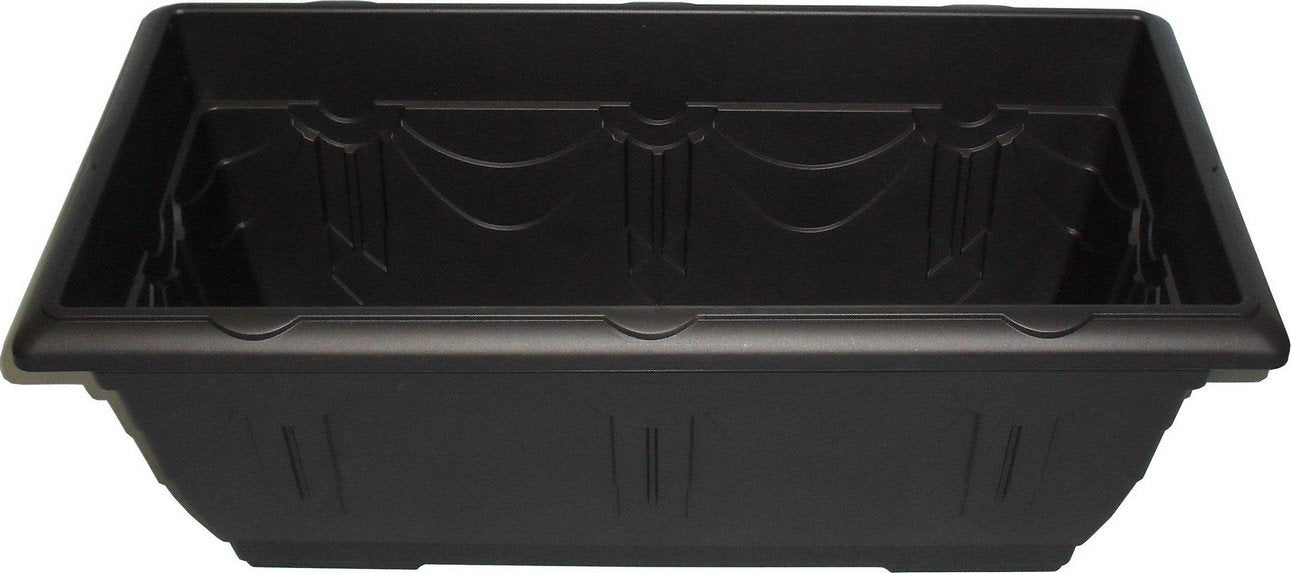 Whitefurze G02064 60cm Venetian Patio Planter - Black