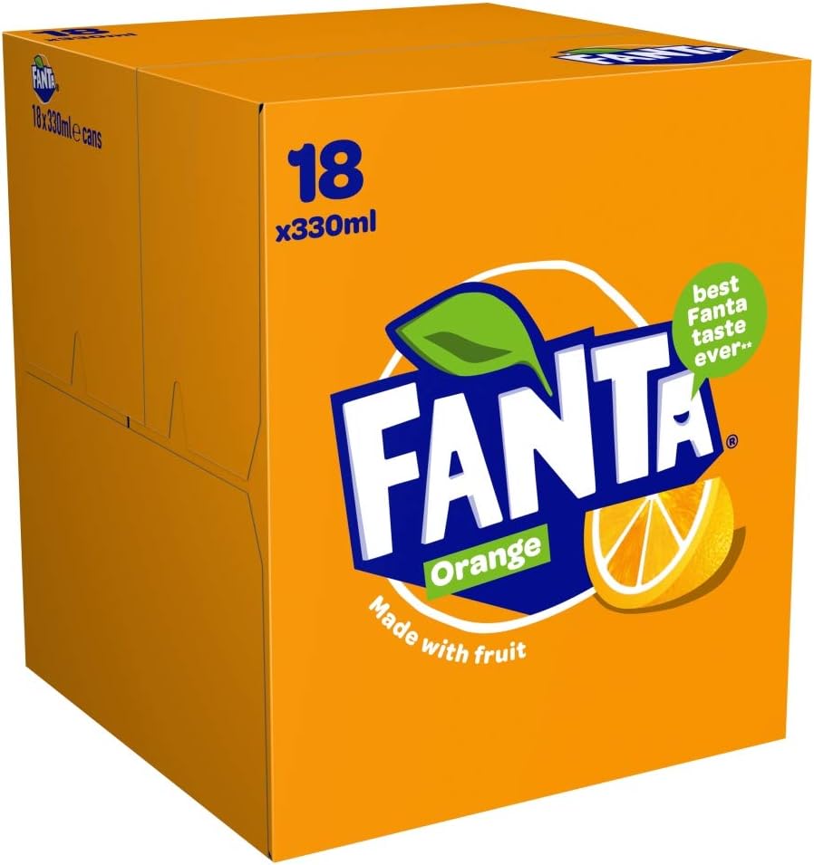 Fanta Orange Cans, 24 x 330ml